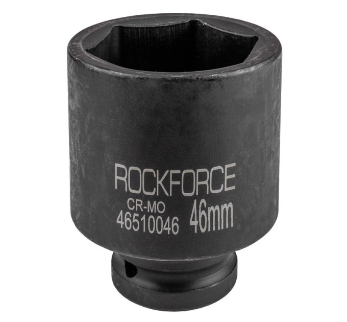 Головка ударная глубокая 3/4" 6-гранная 46мм ROCKFORCE RF-46510046