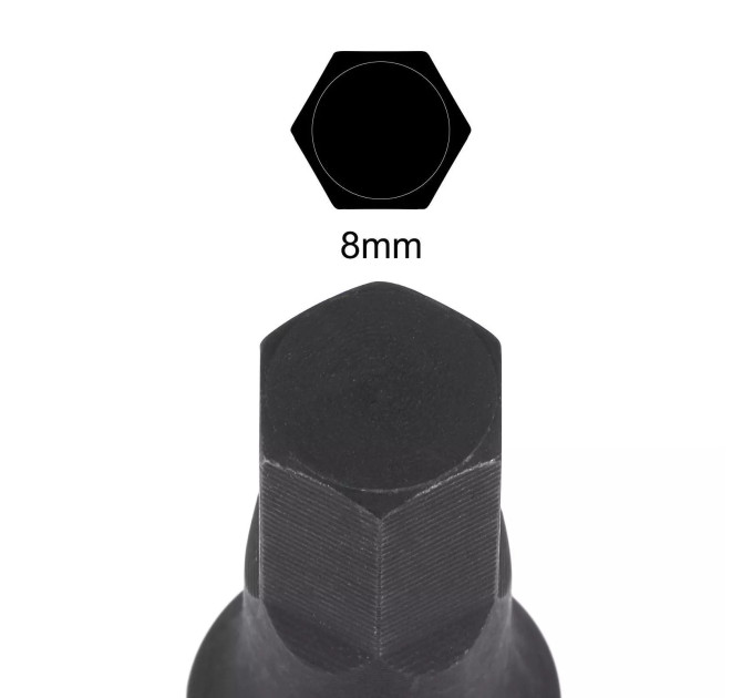 Головка 1/4" з насадкою Hex 8мм ударна FORSAGE F-2243208