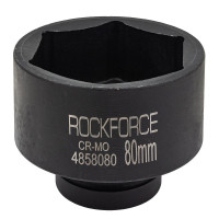 Головка ударная 1" 6гр. 80мм ROCKFORCE RF-4858080 Головка ударная 1" 6гр. 80мм ROCKFORCE RF-4858080