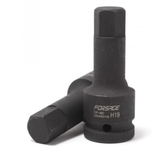 Головка 3/4" с насадкой Hex 27мм ударная ROCKFORCE RF-2649027