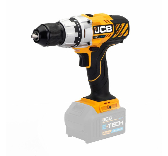 Дрель-шуруповерт аккумуляторный 18V, max 65Nm, без аккумулятора JCB-18BLDD-BE