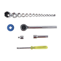 Набор инструментов 21пр. 1/4", 3/8" (6гр.) (4-17мм) P019K