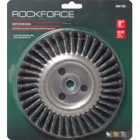 Кордщітка дискова сталева кручена для КШМ 200мм RockForce RF-BWF108