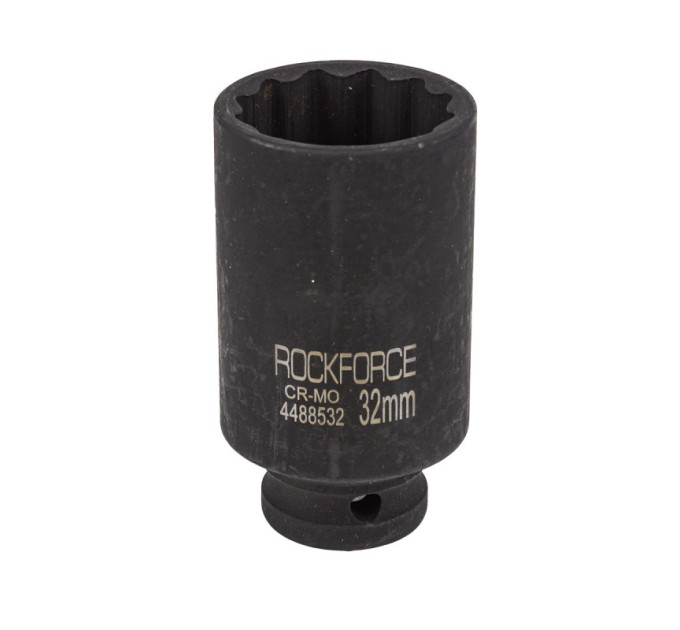 Головка ударная глубокая 1/2" 12-гранная 32мм ROCKFORCE RF-4488532