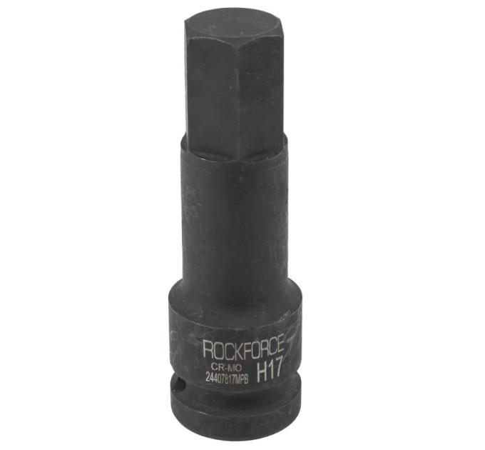 Головка 1/2" з насадкою Hex 17мм ударна ROCKFORCE RF-24407817MPB