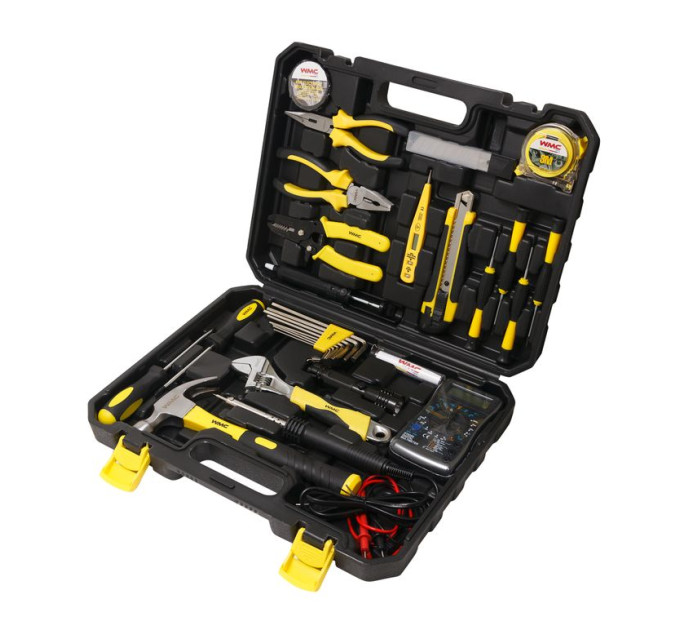 Набір інструментів 34 предмети для електрика WMC TOOLS 1034