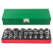 Набор головок 1/4'', 1/2'', 25 предметов (6гр.) ROCKFORCE RF-50121G