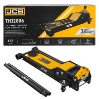 Домкрат подкатный гидравлический 1,5т (70-610мм) двухплунжерный JCB-TH32006