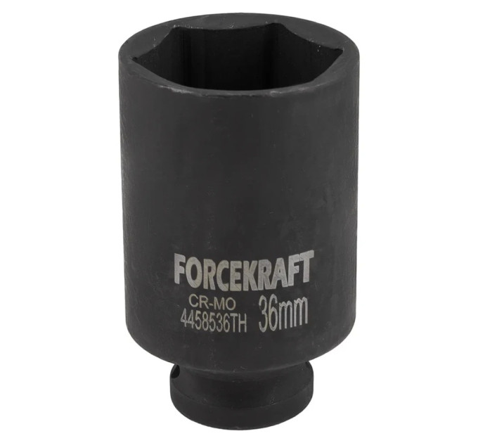 Головка ударная тонкостенная 1/2" 6гр. 36мм (85мм) FORCEKRAFT FK-4458536TH