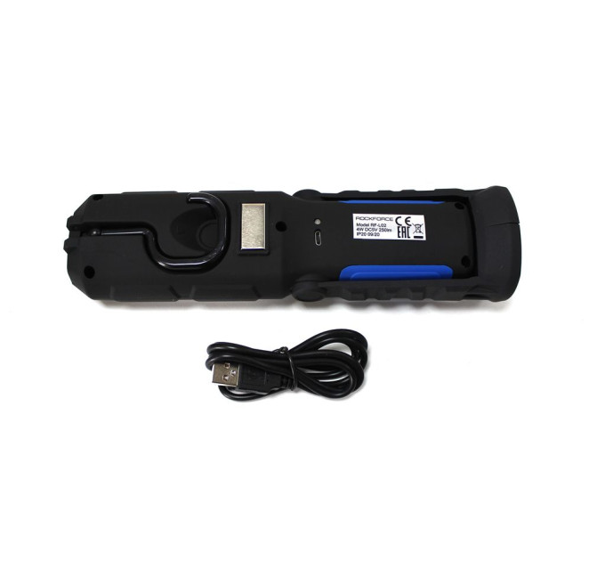 Фонарь светодиодный аккумуляторный (250 Lm; 1200mAh; зарядка 12V; время работы: 5 часов; время зарядки: 3 часа) ROCKFORCE RF-L02