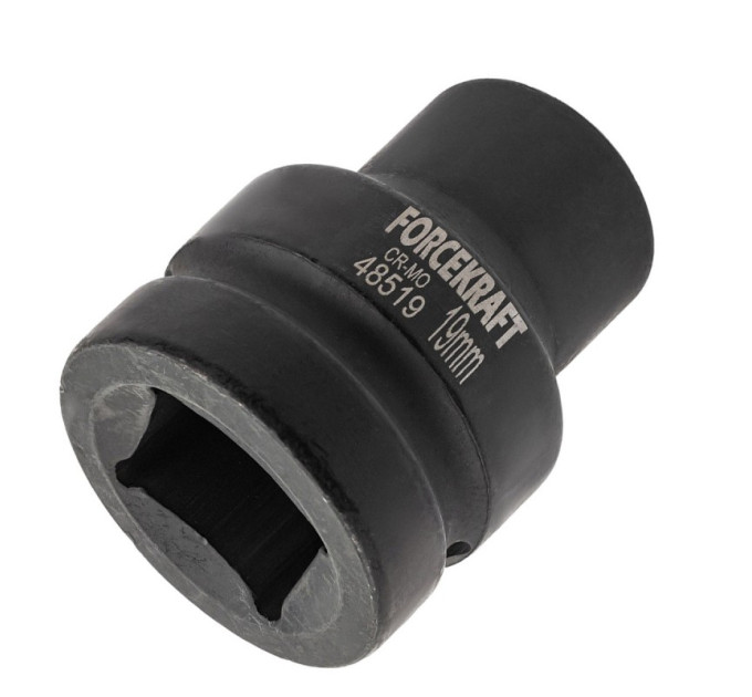 Головка ударна 1" 6гр. 19мм FORCEKRAFT FK-48519