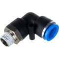 Фитинг угловой для пластиковых трубок 12мм с наружной резьбой 1/4" ROCKFORCE RF-SPL12-02