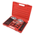 Набір знімачів комбінованих (сегментного типу: 50-75мм; дволапий: 40-115мм), 14 пр., в кейсі