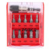Набір біт 11пр. 1/4" Torx з бітотримачем (T10, T15, T20, T25, T27, T30, T40, T7, T8, T9; L-25мм) ROCKFORCE RF-21113