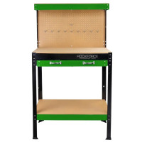 Верстат слюсарний металевий (800х400х1400мм) Rockforce RF-WT00301
