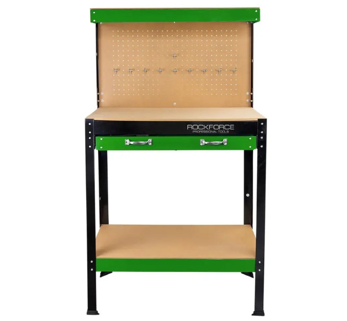 Верстат слюсарний металевий (800х400х1400мм) Rockforce RF-WT00301