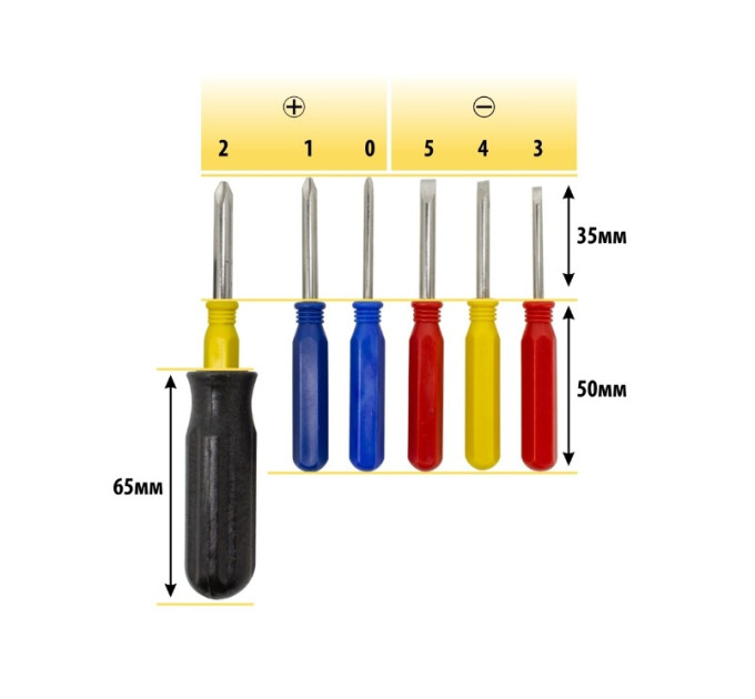 Набір мінівикруток 7пр. WMC TOOLS WT-711A07