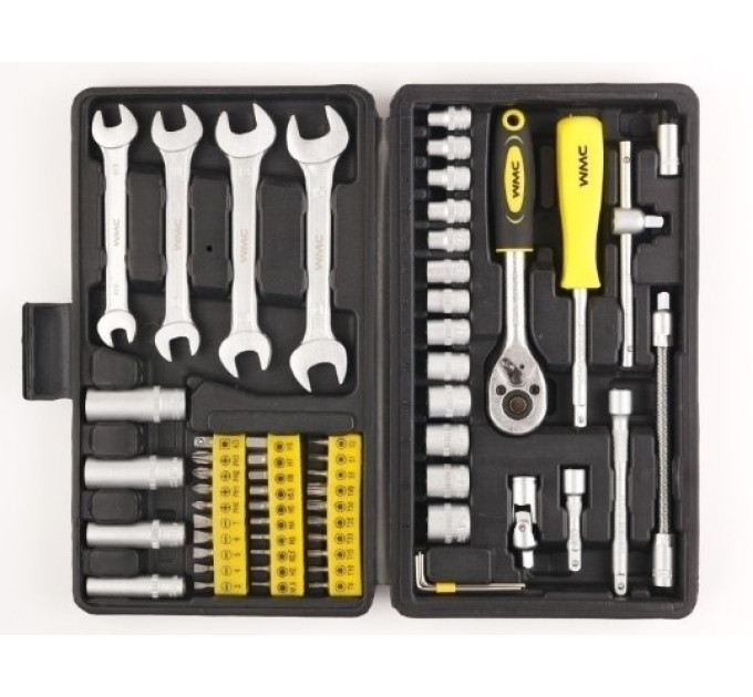 Набір інструментів 62пр. 1/4" (6гр.) WMC TOOLS 2062