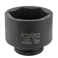 Головка ударна глибока 1'' 110мм 6-гранна Rockforce RF-485120110 Головка ударна глибока 1'' 110мм 6-гранна Rockforce RF-485120110