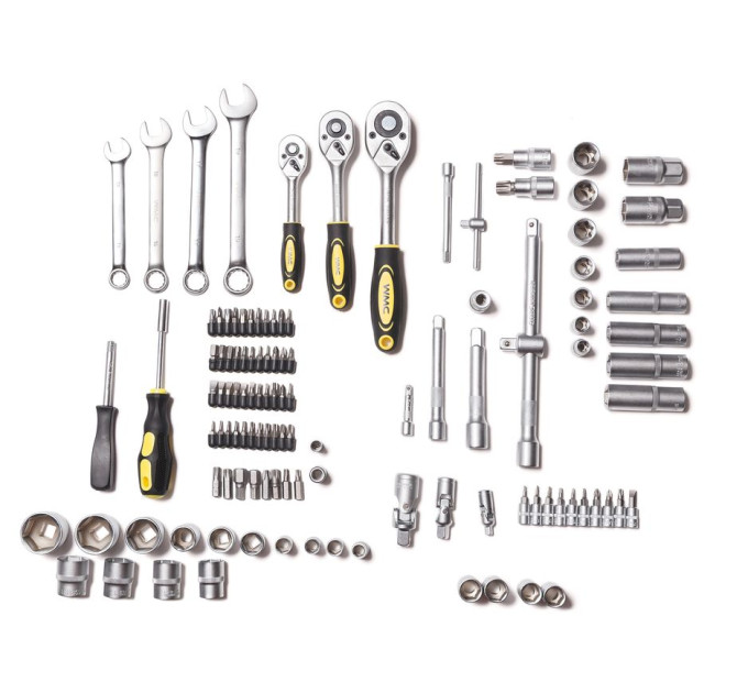 Набір інструментів 216пр. 1/2", 1/4", 3/8" WMC TOOLS 38841