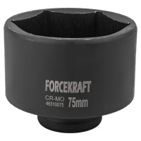 Головка ударная глубокая 3/4" 6гр. 75мм FORCEKRAFT FK-46510075 Головка ударная глубокая 3/4" 6гр. 75мм FORCEKRAFT FK-46510075