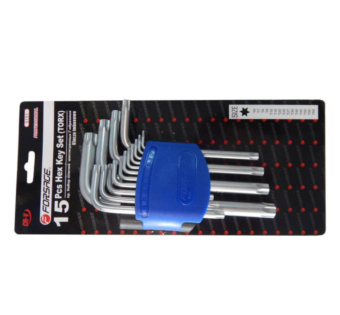Ключі Г-подібні TORX , набір 15пр.