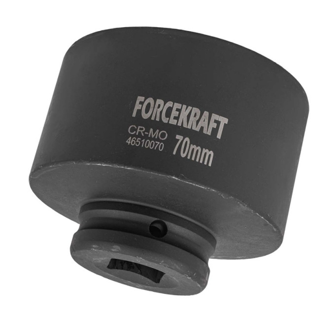 Головка ударная глубокая 3/4" 6-гранная 70мм FORCEKRAFT FK-46510070