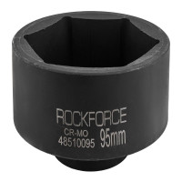 Головка ударная глубокая 1" 95мм (6гр.) ROCKFORCE RF-48510095 Головка ударная глубокая 1" 95мм (6гр.) ROCKFORCE RF-48510095