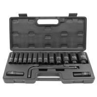 Набор инструментов ударных 1/2" 15+1пр. (6-гран) Forsage F-4166A-5MPB