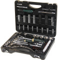 Набір інструментів 108 + 6пр. 1/4", 1/2" (12гр.) ROCKFORCE RF-41082-9 Premium