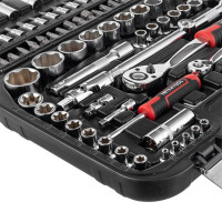Набор инструментов 110 ед., SUPER LOCK, STORM, 1/2", 1/4", Cr-V INTERTOOL ET-8110