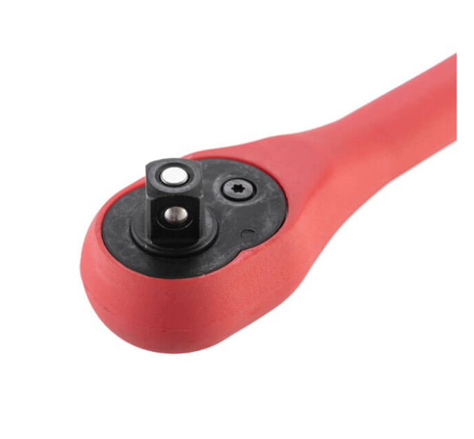 Рукоятка с храповым механизмом 3/8", 72 зуба, Cr-V, PROF INTERTOOL HT-2112
