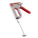 Степлер строительный для скоб, прорезиненная рукоятка INTERTOOL RT-0102