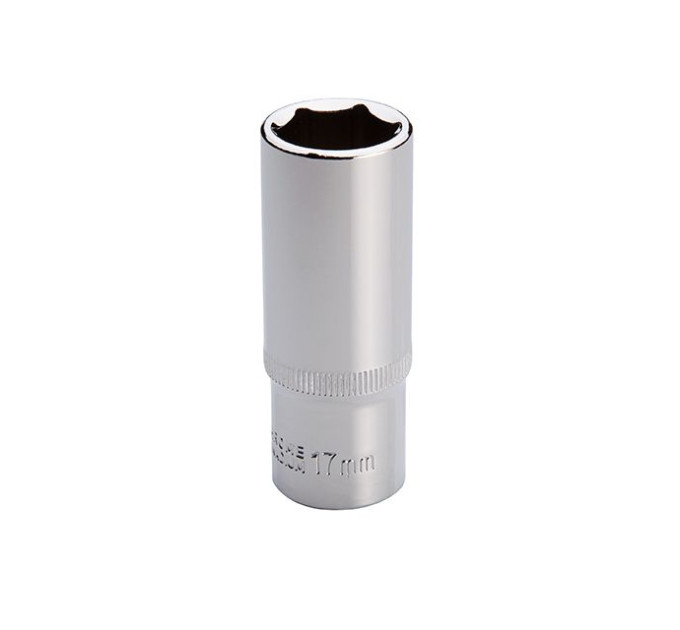 Головка шестигранная удлиненная STORM 3/8", 17 мм, Cr-V INTERTOOL ET-0427