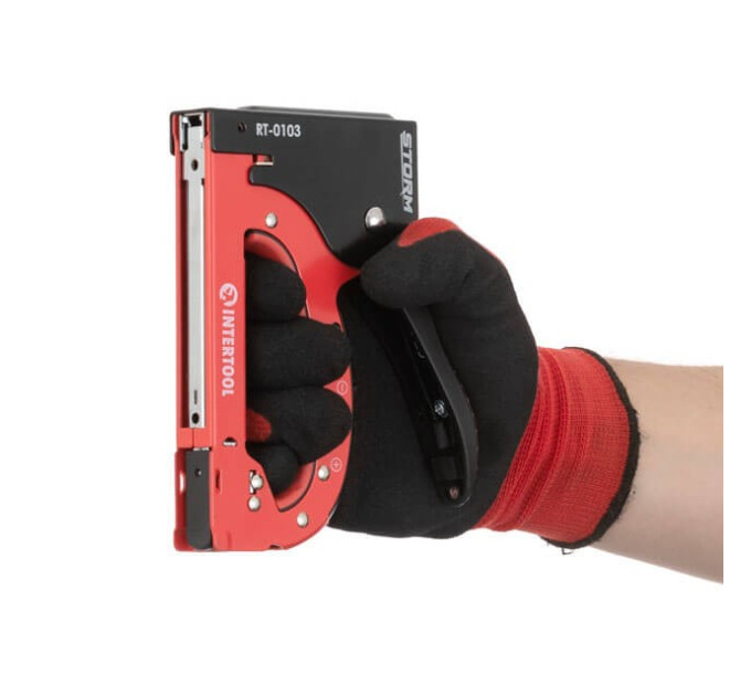 Степлер строительный для скоб, STORM INTERTOOL RT-0103