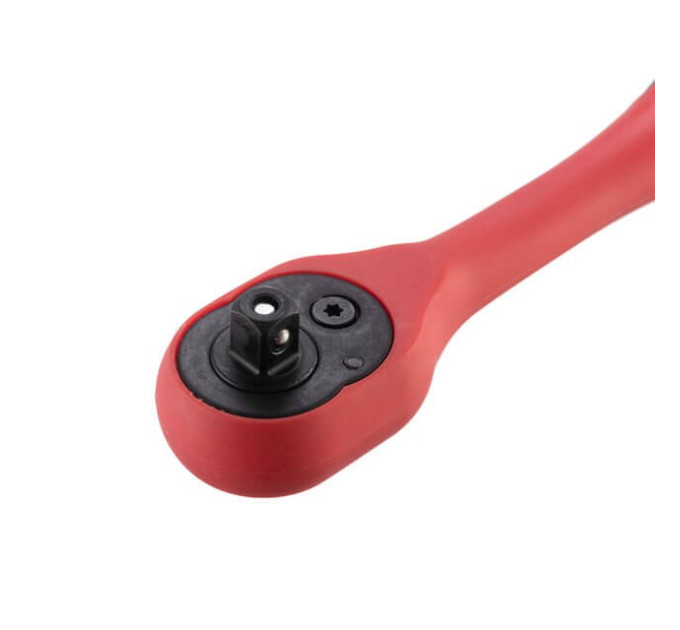Рукоятка з храповим механізмом 1/4", 72 зуба, Cr-V, PROF INTERTOOL HT-2111