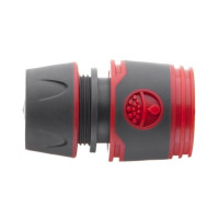 Коннектор с аквастопом 1/2" для шланга 1/2" INTERTOOL GE-1119