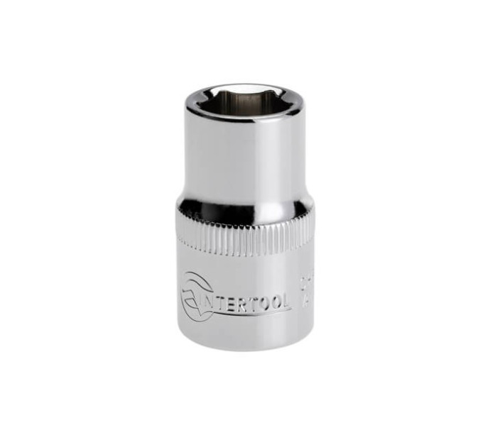 Головка шестигранна STORM 1/2", 13 мм, Cr-V INTERTOOL ET-0013