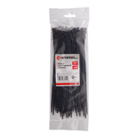 Хомут пластиковый 3,6*200 мм, черный, 100 ед. INTERTOOL TC-3621