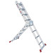 Лестница алюминиевая трансформер 4*4 сход., 4,7м INTERTOOL LT-0029