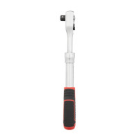 Рукоятка с храповым механизмом телескопическая STORM, 72 зуба 3/8", Cr-V INTERTOOL ET-8005