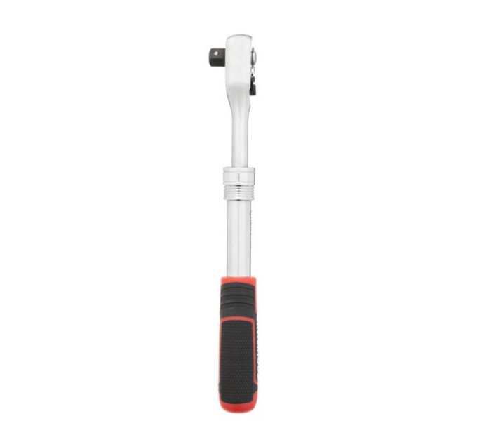 Рукоятка с храповым механизмом телескопическая STORM, 72 зуба 3/8", Cr-V INTERTOOL ET-8005