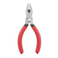 Плоскогубцы 115 мм, прецизионные, двухслойные ручки INTERTOOL HT-0110