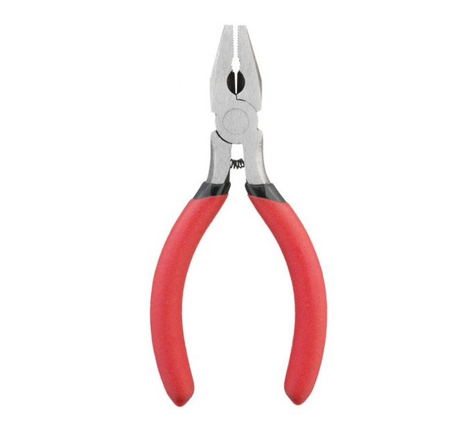 Плоскогубцы 115 мм, прецизионные, двухслойные ручки INTERTOOL HT-0110