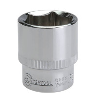 Головка шестигранная STORM 1/2", 28 мм, Cr-V INTERTOOL ET-0028