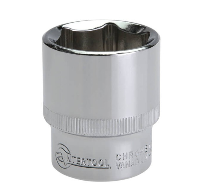Головка шестигранная STORM 1/2", 28 мм, Cr-V INTERTOOL ET-0028