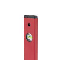 Уровень строительный 600 мм, 3 ячейки, сечение 22*59 мм INTERTOOL MT-1132