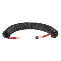 Шланг BLACK M-Flex STORM, 20 м, 5,5*8 мм, спиральный полиуретановый с поворотным шарниром, латунными быстроразъемными соединениями INTERTOOL PT-1792 Шланг BLACK M-Flex STORM, 20 м, 5,5*8 мм, спиральный полиуретановый с поворотным шарниром, латунными быстроразъемными соединениями INTERTOOL PT-1792