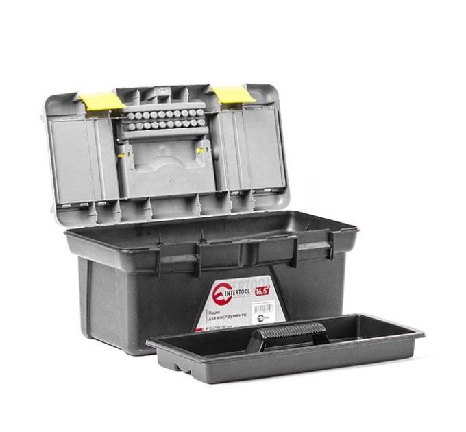 Ящик для інструментів 16.5" 412*214*188 мм INTERTOOL BX-0316