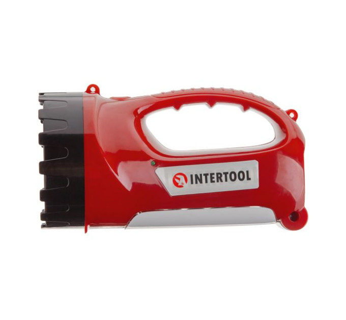 Фонарь аккумуляторный 1 LED 5W+15 LED INTERTOOL LB-0101